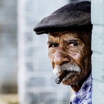 The cigar smoker of ViÃ±ales - Cuba - December 2008